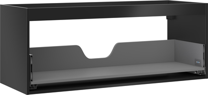 Mexen Box-A praustuvo spintelės korpusas 120 cm, 1 stalčius, juodas matinis - 91AX0-1200-470-1-71