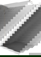 Mexen Kioto-X dušo siena Walk-in 80 x 200 cm, grafitas 10 mm, šlifuotas nikelis - 800-080-101-97-40-X