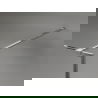 Mexen Kioto-XF dušo sienelė Walk-in su rėmu 60 x 202 cm, skaidri 10 mm, chromas - 800-060-104-01-00-X