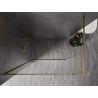 Mexen Kioto-XF dušo siena Walk-in su rėmeliu 140 x 202 cm, permatoma 10 mm, auksinė - 800-140-104-50-00-X