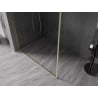 Mexen Kioto-XF dušo sienelė Walk-in su rėmu 80 x 202 cm, permatomas 10 mm, auksinis šlifuotas - 800-080-104-55-00-X