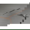 Mexen Kioto-XF dušo pertvara Walk-in su rėmeliu 60 x 202 cm, skaidri 10 mm, rožinis auksas - 800-060-104-60-00-X