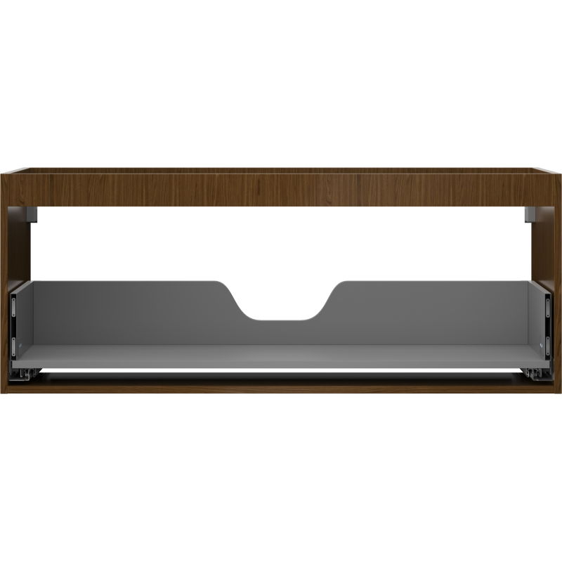 Mexen Box-A spintelės korpusas po praustuvu 120 cm, 1 stalčius, riešutas - 91AX0-1200-470-1-86