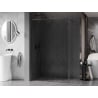 Mexen Kioto-XF dušo sienelė Walk-in su rėmu 50 x 202 cm, skaidri 10 mm, šlifuota pilka - 800-050-104-66-00-X