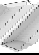 Mexen Kioto-XF dušo sienelė Walk-in su rėmu 60 x 202 cm, skaidri 10 mm, šlifuota ginklo pilka - 800-060-104-66-00-X