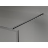 Mexen Kioto-XF Dušo sienelė Walk-in su rėmu 100 x 202 cm, permatoma 10 mm, šeškė pilka šlifuota - 800-100-104-66-00-X