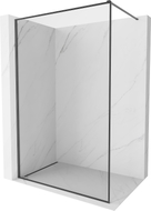 Mexen Kioto-XF dušo siena Walk-in su rėmu 110 x 202 cm, skaidri 10 mm, šepetys ginklas pilka - 800-110-104-66-00-X