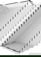 Mexen Kioto-XF Walk-in dušo sienelė su rėmu 160 x 202 cm, skaidri 10 mm, juoda - 800-160-104-70-00-X