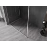 Mexen Kioto-XF dušo sienelė Walk-in su rėmu 90 x 202 cm, skaidri 10 mm, šlifuotas nikelis - 800-090-104-97-00-X