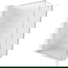 Mexen Kioto-XF dušo sienelė Walk-in su rėmu 140 x 202 cm, matinė 10 mm, chromas - 800-140-104-01-30-X