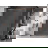 Mexen Kioto-XF dušo sienelė Walk-in su rėmu 140 x 202 cm, matinė 10 mm, šepečiu šlifuotas varis - 800-140-104-65-30-X