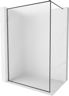 Mexen Kioto-XF Walk-in dušo sienelė su rėmeliu 100 x 202 cm, matinė 10 mm, šlifuota pilka - 800-100-104-66-30-X