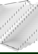 Mexen Kioto-XF dušo sienelė Walk-in su rėmu 50 x 202 cm, matinė 10 mm, ginklų metalas - 800-050-104-95-30-X