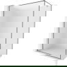 Mexen Kioto-XF dušo siena „Walk-in“ su rėmeliu 120 x 202 cm, matinė 10 mm, ginklo metalo spalva - 800-120-104-95-30-X