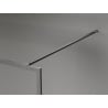 Mexen Kioto-XF Walk-in dušo siena su rėmu 120 x 202 cm, šerkšnas 10 mm, ginklo metalo spalva - 800-120-104-95-30-X