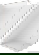 Mexen Kioto-XF dušo sienelė „Walk-in“ su rėmeliu 60 x 202 cm, šerkšnas 10 mm, šlifuotas nikelis - 800-060-104-97-30-X