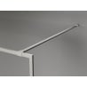 Mexen Kioto-XF dušo sienelė Walk-in su rėmu 110 x 202 cm, matinė 10 mm, šlifuotas nikelis - 800-110-104-97-30-X