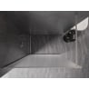 Mexen Kioto-XF dušo siena Walk-in su rėmeliu 130 x 202 cm, matinis 10 mm, šlifuotas nikelis - 800-130-104-97-30-X