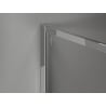 Mexen Kioto-XF dušo sienelė Walk-in su rėmu 100 x 202 cm, grafitas 10 mm, chromas - 800-100-104-01-40-X
