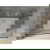 Mexen Omega stumdoma dušo kabina 130 x 80 cm, Grafito, Chromo + dušo padėklas Flat, bialy - 825-130-080-01-40-4010