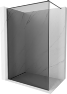 Mexen Kioto-XF Dušo sienelė Walk-in su rėmeliu 70 x 202 cm, grafitas 10 mm, šlifuota pilkoji spalva - 800-070-104-66-40-X