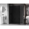 Mexen Kioto-XF dušo sienelė Walk-in su rėmu 130 x 202 cm, grafitas 10 mm, gun gray šlifuotas - 800-130-104-66-40-X