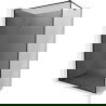 Mexen Kioto-XF dušo sienelė Walk-in su rėmu 60 x 202 cm, grafitas 10 mm, juoda - 800-060-104-70-40-X