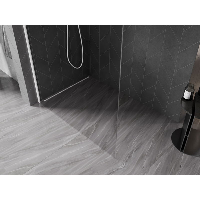 Mexen Kioto-X L dušo sienelė Walk-in 80 x 200 cm, skaidri 10 mm, balta - 800-080-107-20-00-X