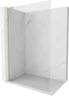 Mexen Kioto-X L dušo sienelė Walk-in 80 x 200 cm, skaidri 10 mm, auksinė šukuota - 800-080-107-55-00-X