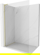 Mexen Kioto-X L dušo siena Walk-in 90 x 200 cm, skaidri 10 mm, auksinė šlifuota - 800-090-107-55-00-X
