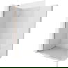 Mexen Kioto-X L vaikščiojamosios dušo sienelės 90 x 200 cm, skaidrios 10 mm, šlifuoto vario - 800-090-107-65-00-X