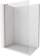 Mexen Kioto-X L vaikščiojamosios dušo sienelės 90 x 200 cm, skaidrios 10 mm, šlifuoto vario - 800-090-107-65-00-X