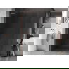 Mexen Kioto-X L vaikščiojamosios dušo sienelės 90 x 200 cm, skaidrios 10 mm, šlifuoto vario - 800-090-107-65-00-X