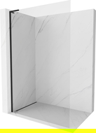 Mexen Kioto-X L Walk-in dušo sienelė 90 x 200 cm, skaidrus 10 mm, juodas - 800-090-107-70-00-X