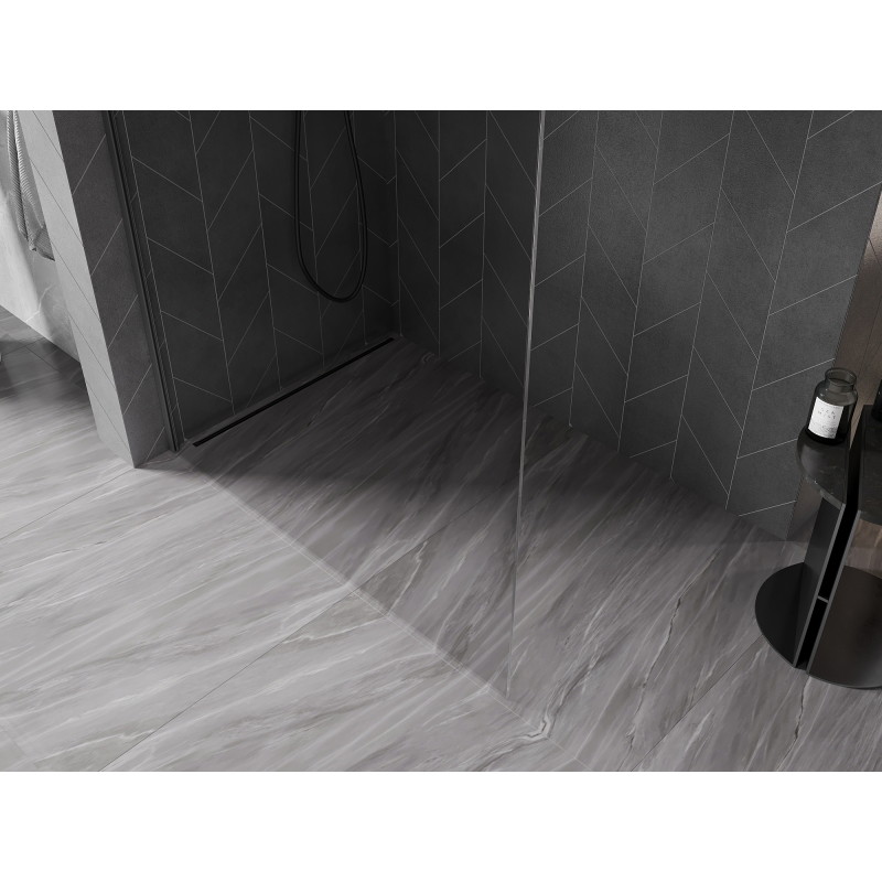 Mexen Kioto-X L Dušo siena Walk-in 80 x 200 cm, skaidri 10 mm, ginklinis metalas - 800-080-107-95-00-X