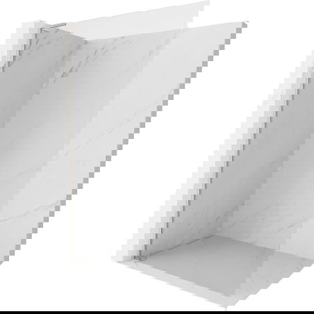 Mexen Kioto-X L dušo sienelė Walk-in 60 x 200 cm, permatoma 10 mm, šlifuotas nikelis - 800-060-107-97-00-X