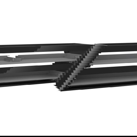 Mexen Box-A korpus praustuvo spintelė 160 cm, 2 stalčiai, juodas blizgus - 91AX0-1600-470-2-70