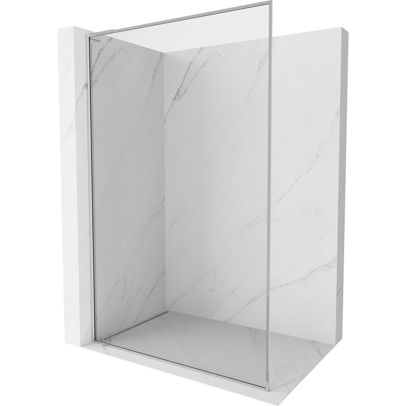 Mexen Kioto-XF L dušo sienelė Walk-in su rėmu 50 x 202 cm, permatomas 10 mm, chromas - 800-050-174-01-00-XF