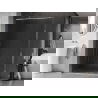 Mexen Kioto-XF L dušo sienelė Walk-in su rėmu 50 x 202 cm, permatomas 10 mm, chromas - 800-050-174-01-00-XF