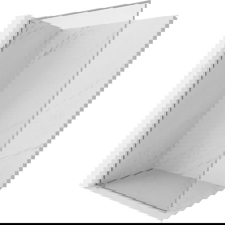 Mexen Kioto-XF L dušo sienelė Walk-in su rėmu 120 x 202 cm, skaidri 10 mm, chromuota - 800-120-174-01-00-XF