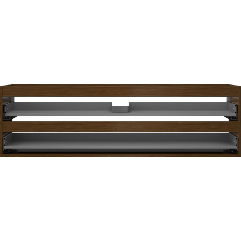 Mexen Box-A korpus praustuvo spintelei 160 cm, 2 stalčiai, riešutas - 91AX0-1600-470-2-86