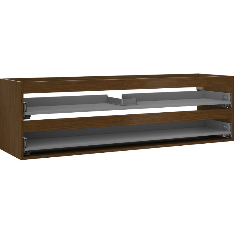 Mexen Box-A praustuvas spintelės korpusas 160 cm, 2 stalčiai, riešutas - 91AX0-1600-470-2-86