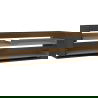 Mexen Box-A praustuvas spintelės korpusas 160 cm, 2 stalčiai, riešutas - 91AX0-1600-470-2-86