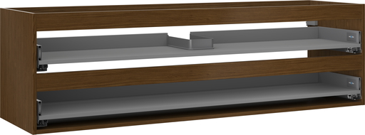 Mexen Box-A korpus praustuvo spintelei 160 cm, 2 stalčiai, riešutas - 91AX0-1600-470-2-86