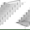 Mexen Kioto-XF L dušo siena Walk-in su rėmeliu 100x202 cm, skaidri 10 mm, valytas pilkasis pistoletas - 800-100-174-66-00-XF