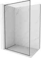 Mexen Kioto-XF L Dušo sienelė „Walk-in“ su rėmeliu 70 x 202 cm, skaidri 10 mm, „Gun Metal“ - 800-070-174-95-00-XF