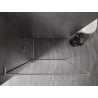 Mexen Kioto-XF L dušo sienelė Walk-in su rėmu 80 x 202 cm, skaidri 10 mm, šlifuotas nikelis - 800-080-174-97-00-XF