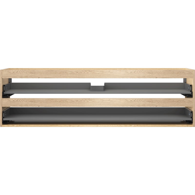 Mexen Box-A spintelės korpusas po praustuvu 160 cm, 2 stalčiai, ąžuolas - 91AX0-1600-470-2-81