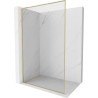 Mexen Kioto-F L dušo kabinos Walk-in su rėmeliu 105 x 202 cm, skaidri 8 mm, auksinė matuota - 800-105-174-55-00