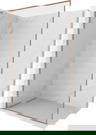 Mexen Kioto-F L dušo sienelė Walk-in su rėmu 90 x 202 cm, skaidrus 8 mm, šlifuota varis - 800-090-174-65-00